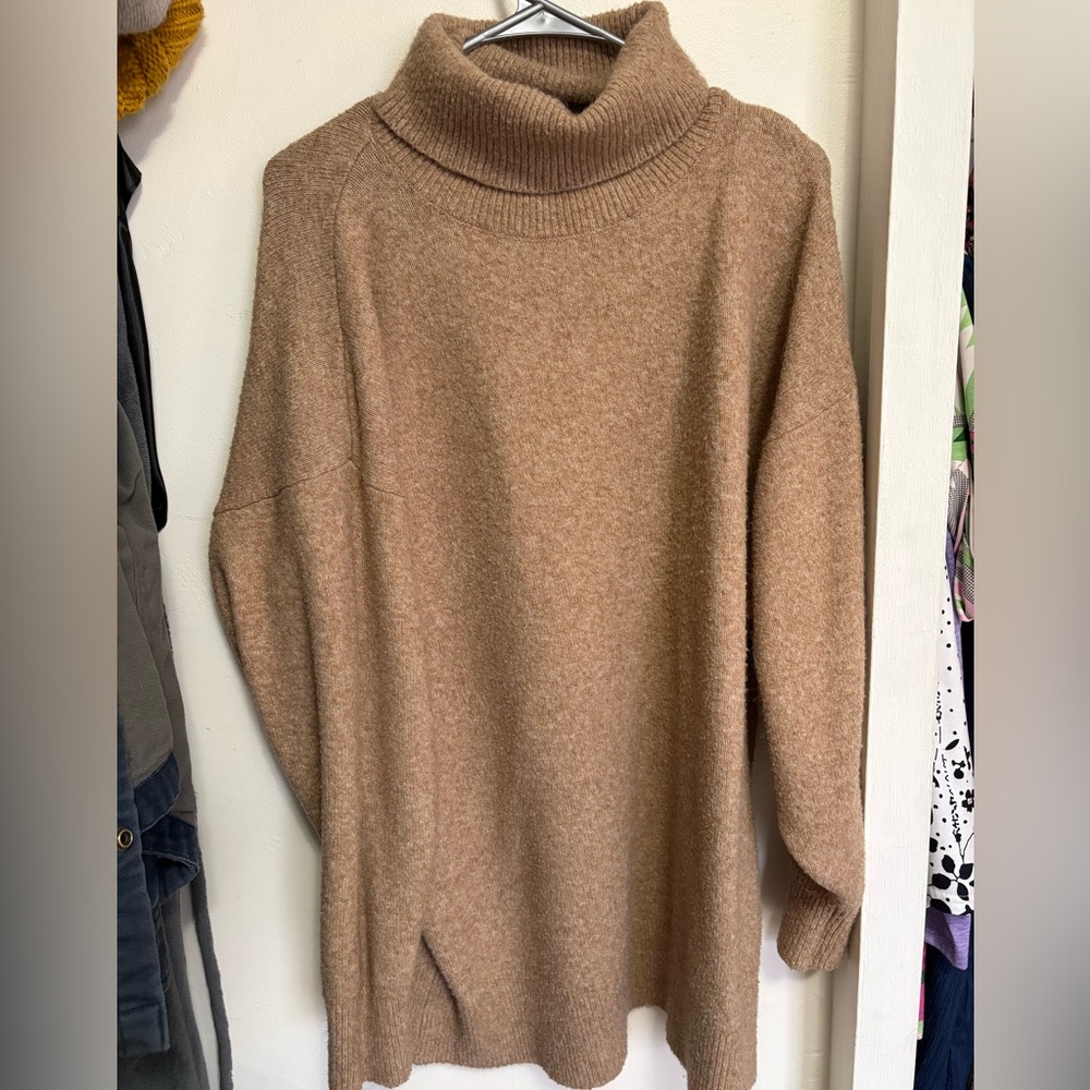 H&M Warm Brown Turtleneck Sweater